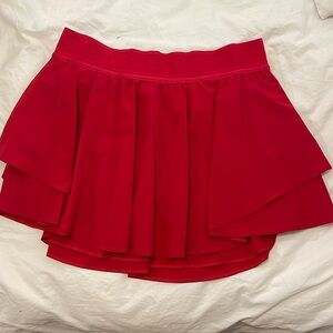 Dark red lulu skirt